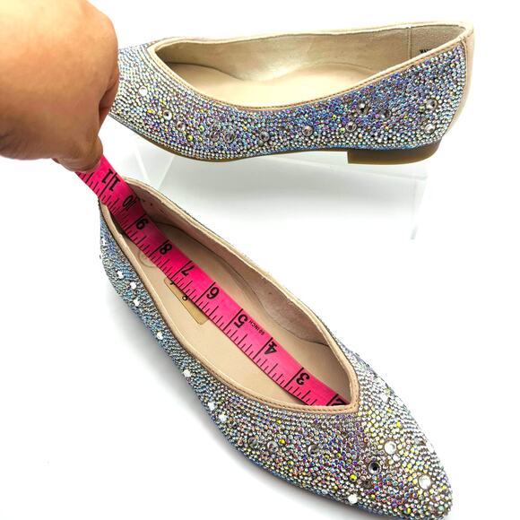 PAUL GREEN EMBELLISHED TOPAZ FLAT IN CRISTALL BISCUIT SZ UK 3 / US 5.5 - Picture 10 of 16
